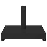 vidaXL Socles de parasol d'extérieur Noir 45 x 45 x 31.5 cm