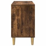 vidaXL Maison pour chat Chêne fumé 51 x 30 x 52 cm Bois d'ingénierie