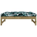 vidaXL Repose-pied de jardin 120x80 cm bois de pin imprégné