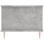 vidaXL Table basse gris béton 90x50x40 cm bois d'ingénierie