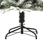 vidaXL Sapin de Noël artificiel à flocons de neige Vert 240 cm PVC/PE