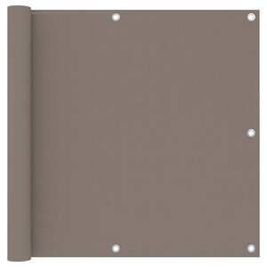 vidaXL Écran de balcon Taupe 90x300 cm Tissu Oxford