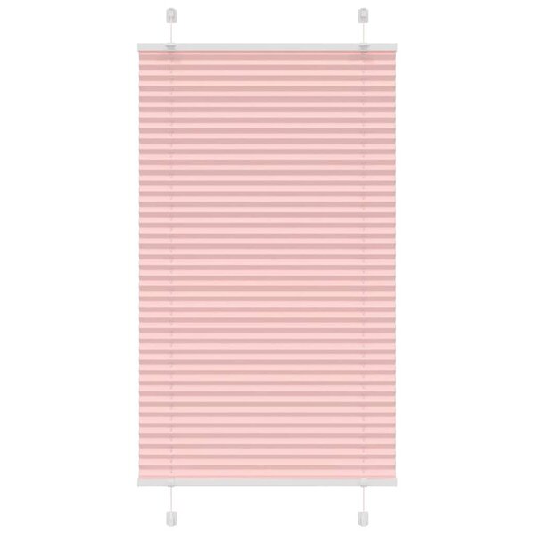 vidaXL Store plissé rose 70x150 cm largeur du tissu 69 4 cm polyester