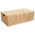 vidaXL Boîte de rangement Naturel 60 x 38 x 20 cm Jacinthe d'eau
