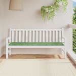 vidaXL Coussin de banc de jardin Motif de feuille 180x50x4 cm Tissu Oxford