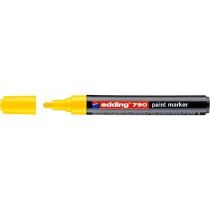 Marqueur Peinture 790 Jaune Pointe Ronde 2-3 mm x 10 EDDING