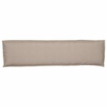 vidaXL Set de coussins de palette 2 Pièces Taupe 150 x 40 x 8 cm