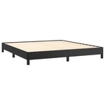 vidaXL Cadre de lit sans matelas noir 180x200 cm similicuir