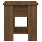 vidaXL Table basse Chêne marron 101x49x52 cm Bois d'ingénierie