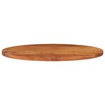vidaXL Dessus de table 110x40x2 5 cm ovale bois massif d'acacia