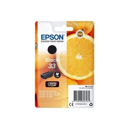 Epson cartouche t3331 - oranges - noir