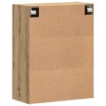 vidaXL Armoire murale chêne artisanal 69 5x34x90 cm