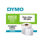 DYMO LabelWriter Boite de 1 rouleau de 800 étiquettes resistantes - 32mm x 57mm