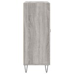 vidaXL Buffet sonoma gris 69 5x34x90 cm bois d'ingénierie