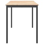 vidaXL Table de bar Naturel 110 x 55 x 105 cm Bois de pin massif