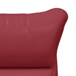 vidaXL Fauteuil relaxant Rouge bordeaux 69 x 74 x 93 cm Faux cuir