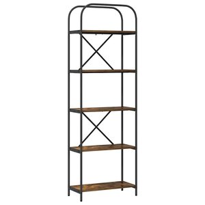 vidaXL Étagère Chêne fumé 60 x 30 x 183 cm Bois d'ingénierie