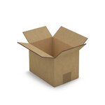 Caisse carton brune double cannelure raja 46x26x26 cm (lot de 15)