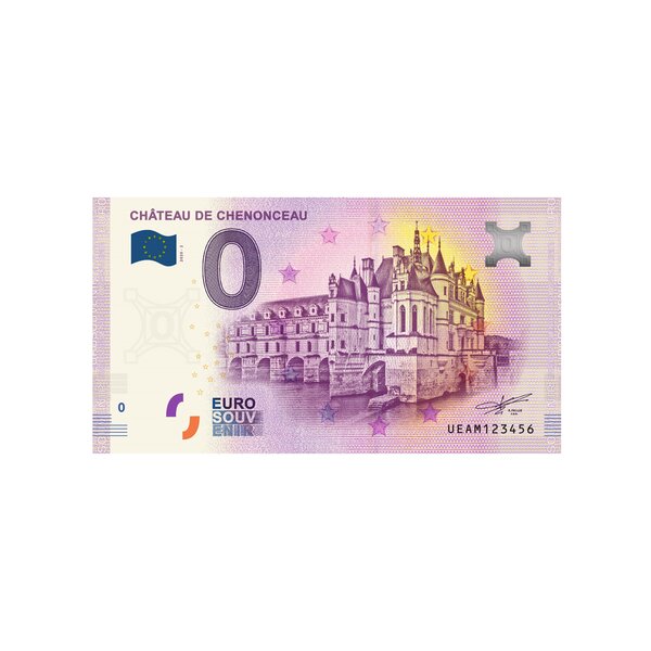 Billet souvenir de zéro euro - Château de Chenonceau - France - 2020