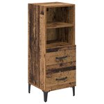 vidaXL Buffet Bois ancien 34 x 34 5 x 90 cm Bois d'ingénierie