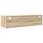 vidaXL Meuble TV chêne sonoma 100x31x25 5 cm bois d'ingénierie
