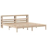 vidaXL Cadre de lit sans matelas 180x200 cm bois massif de pin