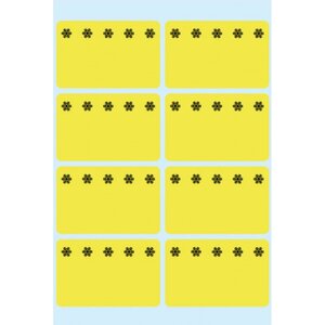 HERMA étiquettes pour surgelés  26 x 40 mm  jaune fluo