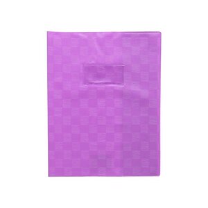 Protège-cahier Madras PVC 22/100e Avec Rabat Marque page 21x29 7 violet CALLIGRAPHE