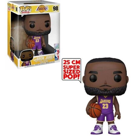 Figurine Funko Pop! NBA: Lakers - 10 LeBron James(Purple Jersey)
