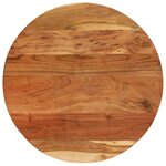 vidaXL Table d'appoint 60x(42-62) cm Bois massif d'acacia et fonte