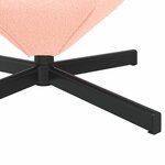 vidaXL Fauteuil œuf Rose 63 x 73 x 90 cm tissu