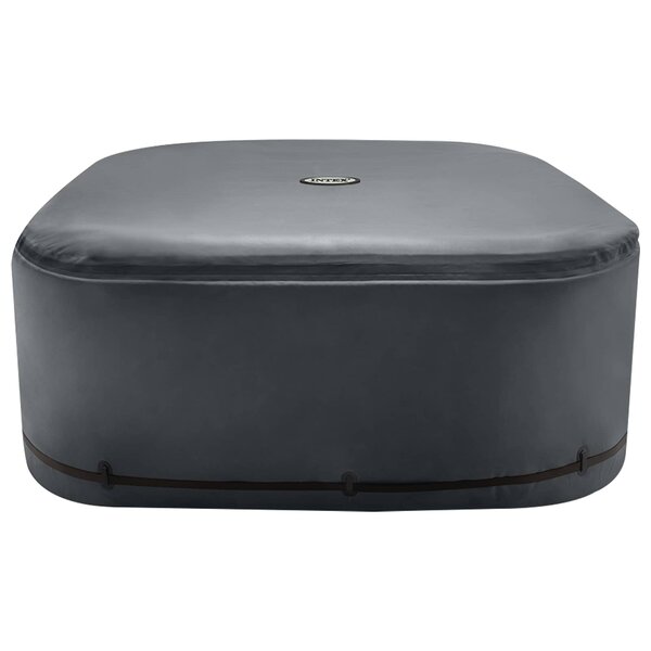 INTEX Housse de spa INTEX Gris foncé 196 x 196 x 72 cm PVC et PU