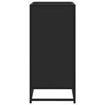 vidaXL Buffet noir 62x35x76 cm bois d'ingénierie