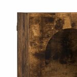 vidaXL Armoire suspendue Chêne fumé 60 x 20 x 40 cm Bois d'ingénierie