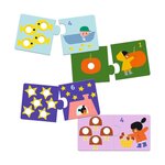 Djeco DJ08272 - Puzzle duo Premiers chiffres