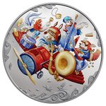 TOWN MUSICIANS OF BREMEN Fairy Tales 1 Once Argent Monnaie 1 Dollars Niue 2025