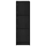 vidaXL Haut Armoire Chêne noir 35 x 37 x 109 cm Bois d'ingénierie