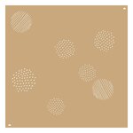 2 pochoirs kraft végétal abstrait 20 x 20 cm