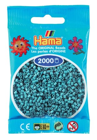 2 000 perles mini (petites perles Ø2 5 mm) bleu gris