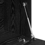 vidaXL Bureau d'écriture en chêne noir Chêne noir Bois d'ingénierie Moyen