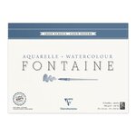 Bloc Fontaine 15F nuageux 30x40 300g encollé 4 côtés CLAIREFONTAINE