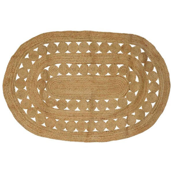 vidaXL Tapis de surface Naturel 205 x 305 cm Jute
