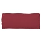 vidaXL Coussin pour banc de palette Bordeaux 100 x 40 x 8 cm