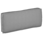 vidaXL Coussin Gris 120 x 50 x 12 cm Tissu Oxford