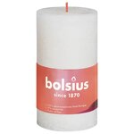 Bolsius Bougies pilier rustiques Shine 8 Pièces 100x50 mm Perle douce