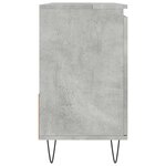 vidaXL Armoire de salle de bain gris béton 65x33x60 cm
