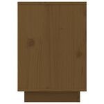 vidaXL Table de chevet Marron miel 50x34x50 cm Bois de pin massif