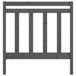 vidaXL Tête de lit Gris 96x4x100 cm Bois massif de pin