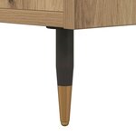 vidaXL Meuble TV chêne artisanal 150 x 30 x 50 cm Bois d'ingénierie