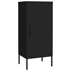 vidaXL Armoire de rangement Noir 42 5x35x101 5 cm Acier